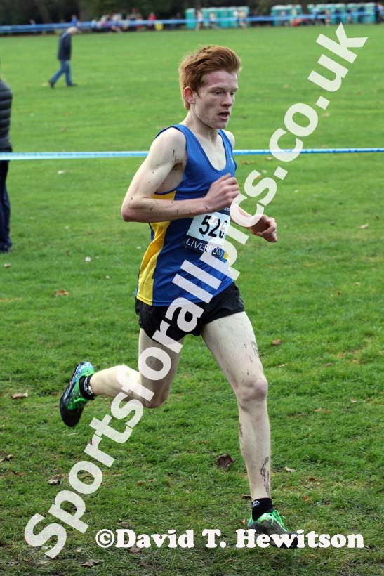 Thomas Goulding (Birtley) under-17 men Liverpool Cross Challenge. David T. Hewitson/Sports for All Pics